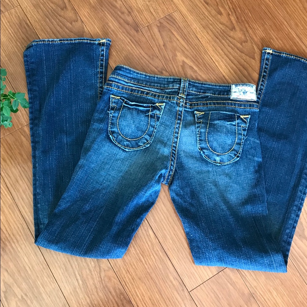 True Religion World Tour Section Gina 90’s Jeans Sz 31
